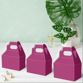 Caixinha De Lembrancinhas Convite de Casamento Bold Color Block – Magenta