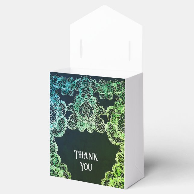 Caixinha De Lembrancinhas Convite para Casamento de Locais Elegante (Aberto)