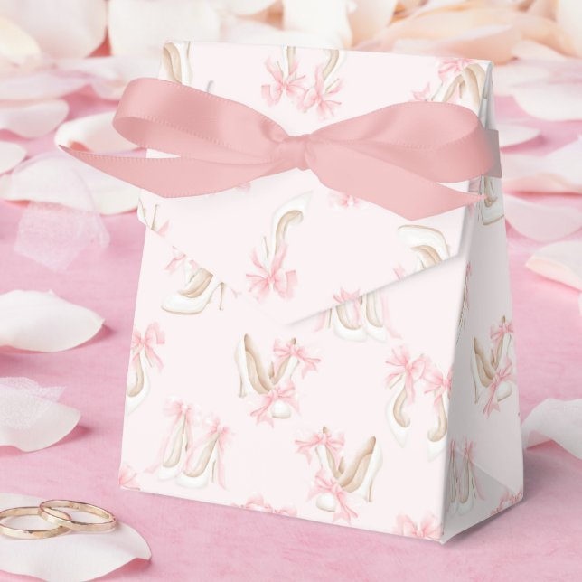 Caixinha De Lembrancinhas Coquette Shoes Pattern  (Casamento)