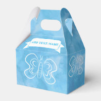 Cor Azul Personalizada de Desenho da Borboleta