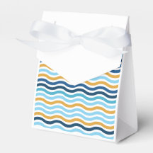 Cor das linhas de onda azul e amarelo