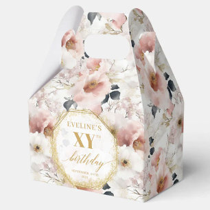 Caixinha De Lembrancinhas Cor-de-água do marfim rosado-rosado-rosado-rosado-