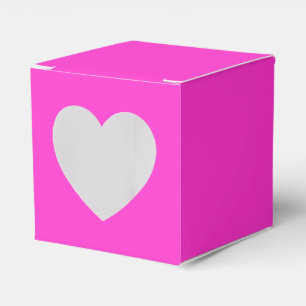 Caixinha De Lembrancinhas Cor de fundo rosa quente Personalize isso!