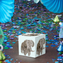 Caixinha De Lembrancinhas Cor Personalizada dos Elefantes de Arte Animal Sel