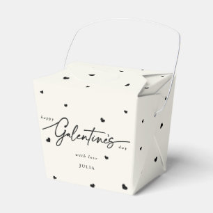 Caixinha De Lembrancinhas Cor Personalizada Feliz Dia da Galentina + Coraçõe