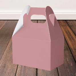 Caixinha De Lembrancinhas Cor Sólida do Rosa Dusty
