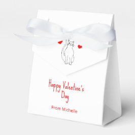 Caixinha De Lembrancinhas Corações de Gatos Bonitos de Festa de Sala de dia 