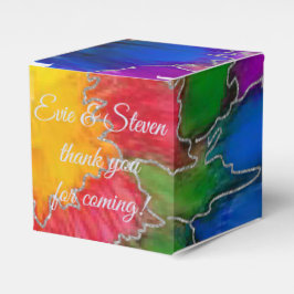 Caixinha De Lembrancinhas Cores Elegantes Clássicas para Casamentos