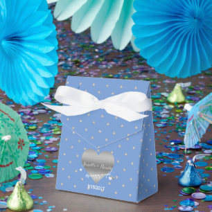 Caixinha De Lembrancinhas Cornflower Blue Party Favor Boxes