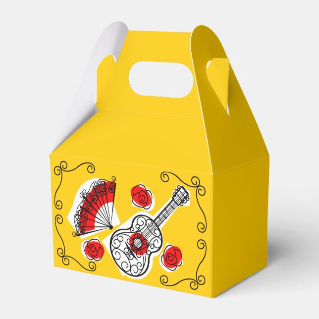 Caixinha De Lembrancinhas Corredores de Souvenirs em espanhol (Frente)