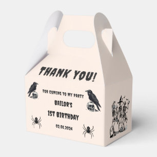 Caixinha De Lembrancinhas Crânio Gótico do Adulto do Partido das Bruxas