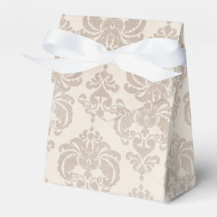 Caixinha De Lembrancinhas Cream Damask