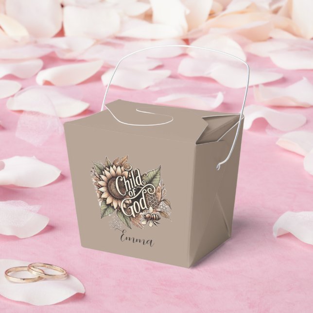Caixinha De Lembrancinhas Criança de Deus (Casamento)