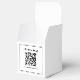 Caixinha De Lembrancinhas Crie um código QR escaneável | Preto & Branco