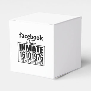 Caixinha De Lembrancinhas Criminoso Revogador de Prisão no Facebook