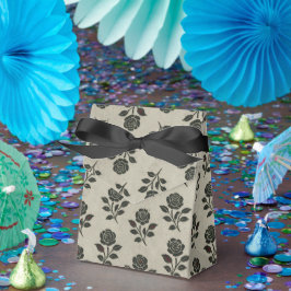 Caixinha De Lembrancinhas Crimson Nocturne Bloom Victorian