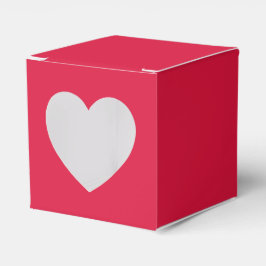 Caixinha De Lembrancinhas Crimson Red Favor Boxes – Heart 2x2x2 Style