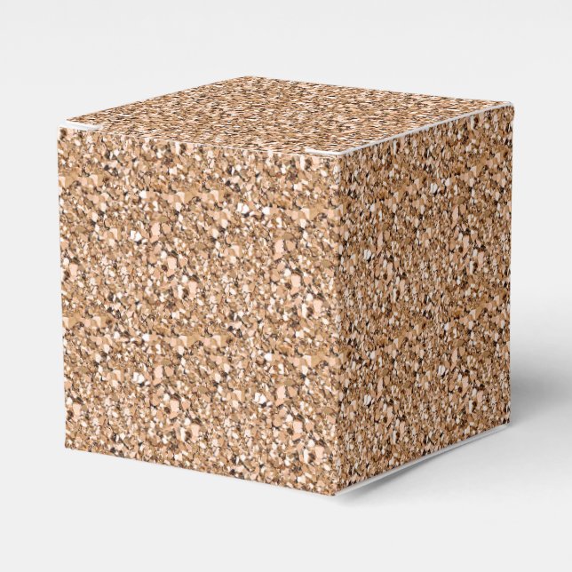 Caixinha De Lembrancinhas Cristal Druzy - cor rosa (Frente)