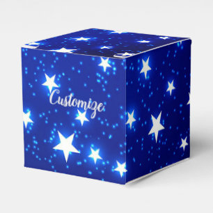 Caixinha De Lembrancinhas Cubo Azul
