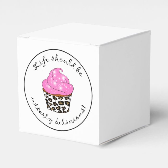 Caixinha De Lembrancinhas Cupcake (Frente)