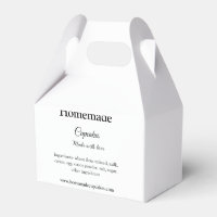 Cupcakes caseiros feitos com amor adicione texto s