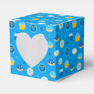Caixinha De Lembrancinhas Cupcakes das estrelas judaicas de Chanukah