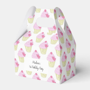 Caixinha De Lembrancinhas Cupcakes Yummy Pink Frosting illusima Aniversário