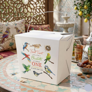 Caixinha De Lembrancinhas Cute Bird 1st Birthday | Sweet Baby Bird Party