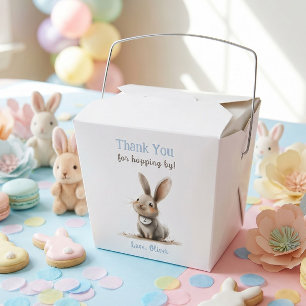 Caixinha De Lembrancinhas Cute Crianças Coelho Aniversário Obrigado