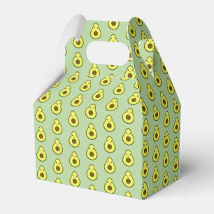 Caixinha De Lembrancinhas Cute Kawaii Avocado Patterno