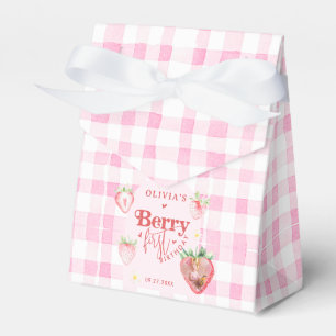 Caixinha De Lembrancinhas Cute Strawberry Daisy Berry Primeira Foto: Brithda