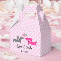 Dachshund Love Wedding Personalize