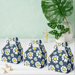 Caixinha De Lembrancinhas Daisy Pattern, Floral Pattern, White Daisies