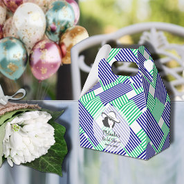 Caixinha De Lembrancinhas Dama Grande Chapéu Derby Bridal Shower Gable