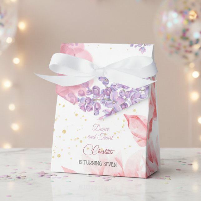 Caixinha De Lembrancinhas Dança e aniversário de bailarina (Criador carregado)