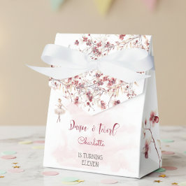 Caixinha De Lembrancinhas Dança e aniversário de bailarina