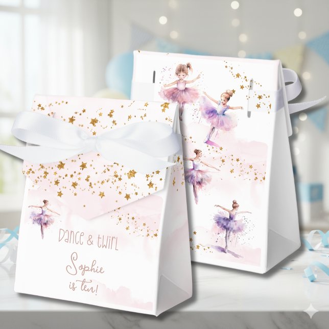 Caixinha De Lembrancinhas Dança e aniversário de bailarina (Criador carregado)