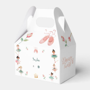 Caixinha De Lembrancinhas Dança e festa de aniversário das raparigas