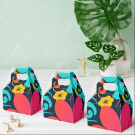 Caixinha De Lembrancinhas Decoração da dopamina - Flores Brilhantes - Retro
