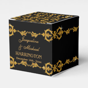 Caixinha De Lembrancinhas Decoração da recepção do brilho de Nouveau da 