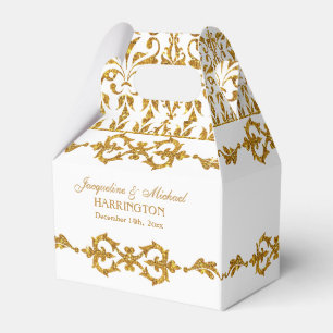 Caixinha De Lembrancinhas Decoração da recepção do brilho de Nouveau da 