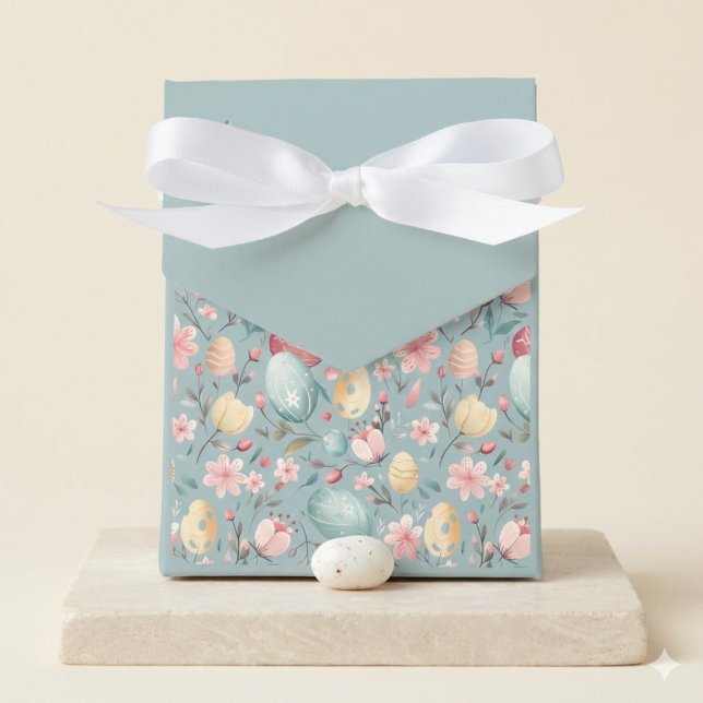 Caixinha De Lembrancinhas Decoração de Flores de Páscoa Pastel (Criador carregado)