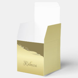 Caixinha De Lembrancinhas Decoração de ouro de luxo em ouro militar Favo