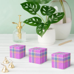 Caixinha De Lembrancinhas Decorative Plaid