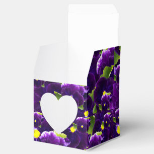 Caixinha De Lembrancinhas Deep Purple Pansy Clusters: Beleza Majestosa
