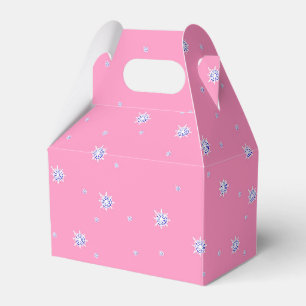 Caixinha De Lembrancinhas Deixe-a nevar - Flocos de neve de inverno
