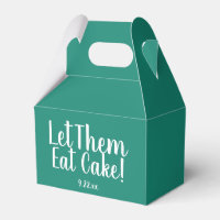 Deixe-Os Comer Casamento De Teal De Bolo Levarem C