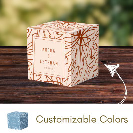 Caixinha De Lembrancinhas Desenho Artístico Boêmico Moderno