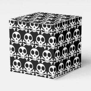 Caixinha De Lembrancinhas Desenho de Caveira Pirata
