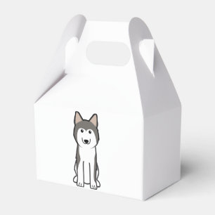 Caixinha De Lembrancinhas Desenhos animados do cão do rouco Siberian